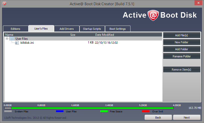 Active@ Boot Disk Creator