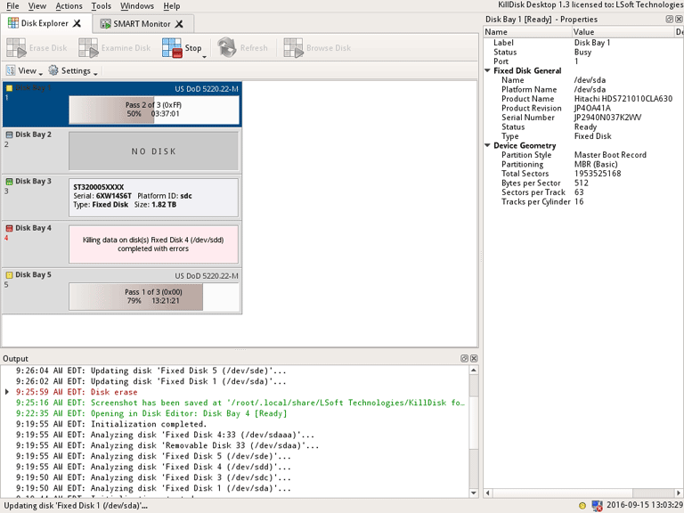 KillDisk Desktop screenshot KillDisk Desktop screenshot