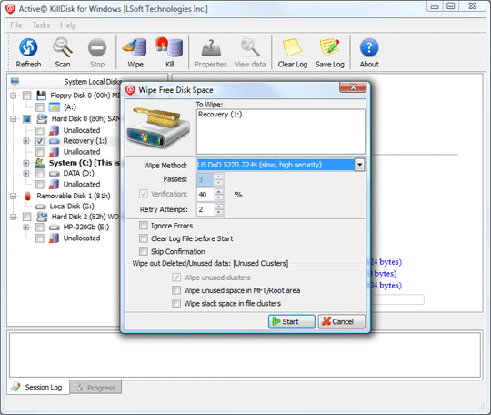 Erase Hard Drive Data with Wiper Software