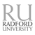 RU Radford University logo