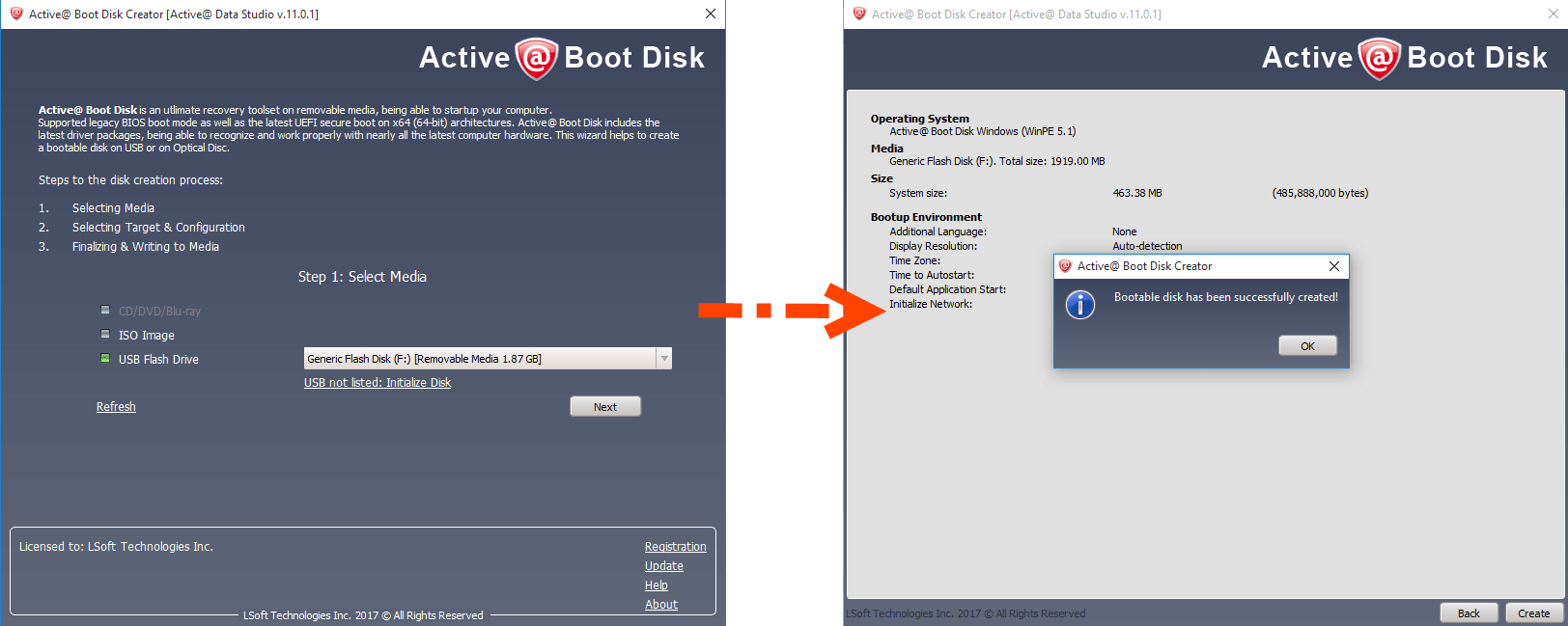 Bryde igennem resultat Ord How to place a registered Active@ Boot Disk product into a Windows PE image  for use in a network PXE boot environment? – LSoft Technologies
